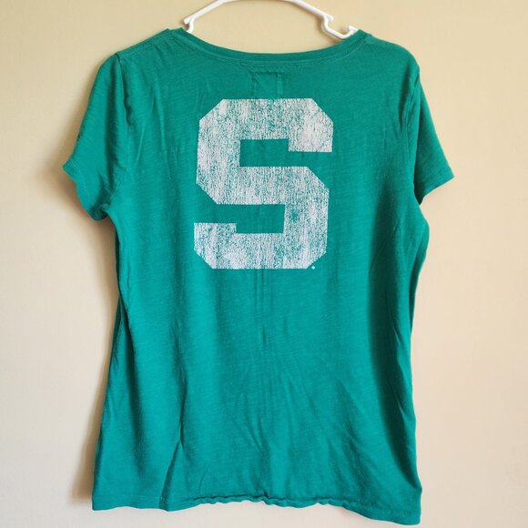 Pink Victoria Secret Michigan State Graphic Tee Size Large - Picture 3 of 6